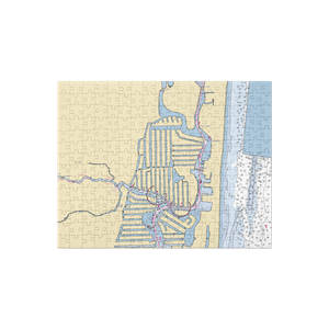 Riverfront Marina (Fort Lauderdale, FL) NOAA Chart Jigsaw Puzzle