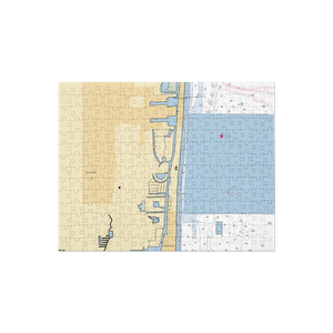 Hallandale Beach City Marina (Hallandale, FL) NOAA Chart Jigsaw Puzzle