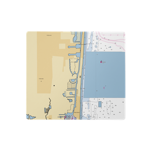 Hallandale Beach City Marina (Hallandale, FL) NOAA Chart  Gaming Mouse Pad