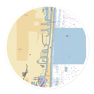 Hallandale Beach City Marina (Hallandale, FL) NOAA Chart Sticker