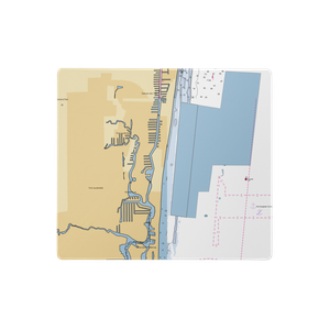 B-Ocean Marine Docks (Fort Lauderdale, FL) NOAA Chart  Gaming Mouse Pad