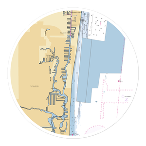 B-Ocean Marine Docks (Fort Lauderdale, FL) NOAA Chart Sticker