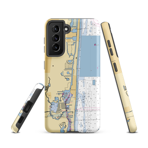 Loggerhead Marina at Aventura (Miami, FL) NOAA Chart Samsung Phone Case