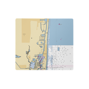 Loggerhead Marina at Aventura (Miami, FL) NOAA Chart  Gaming Mouse Pad