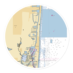 Loggerhead Marina at Aventura (Miami, FL) NOAA Chart Sticker