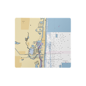 Hi-Lift Marina (North Miami Beach, FL) NOAA Chart  Gaming Mouse Pad