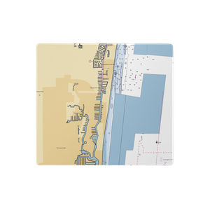 Marina Mar (Fort Lauderdale, FL) NOAA Chart  Gaming Mouse Pad