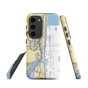 Marina Palms Yacht Club (North Miami Beach, FL) NOAA Chart Samsung Phone Case