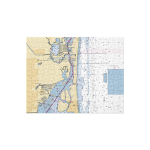 Haulover Marine Center (North Miami Beach, FL) NOAA Chart Jigsaw Puzzle