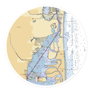 Power House Marina (Miami, FL) NOAA Chart Sticker