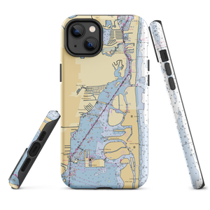 Yacht Charter Network (Miami, FL) NOAA Chart  Tough iPhone Case