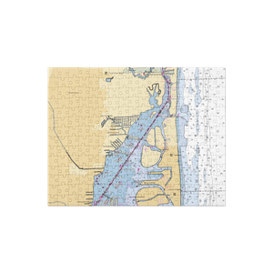 Yacht Charter Network (Miami, FL) NOAA Chart Jigsaw Puzzle