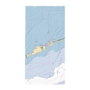 Sunshine Key Camping Resort (Big Pine Key, FL) NOAA Chart Towel