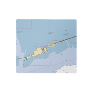 Sunshine Key Camping Resort (Big Pine Key, FL) NOAA Chart  Gaming Mouse Pad