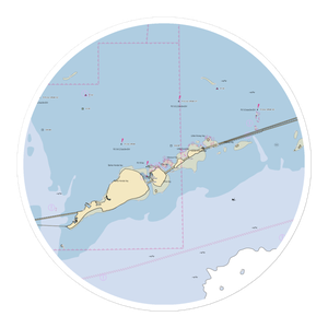 Sunshine Key Camping Resort (Big Pine Key, FL) NOAA Chart Sticker