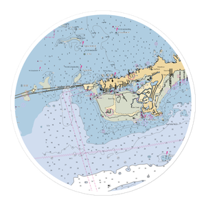 Safe Harbor Marathon (Marathon Shores, FL) NOAA Chart Sticker