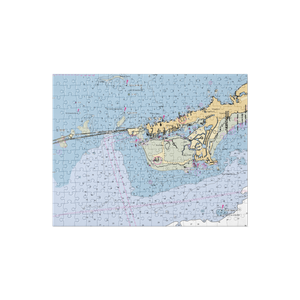  Pancho's Marina and Fuel Dock (Marathon Shores, FL) NOAA Chart Jigsaw Puzzle