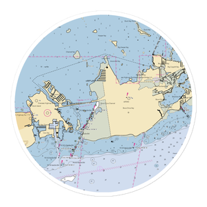 Boca Chica Marina (Sugarloaf Shores, FL) NOAA Chart Sticker