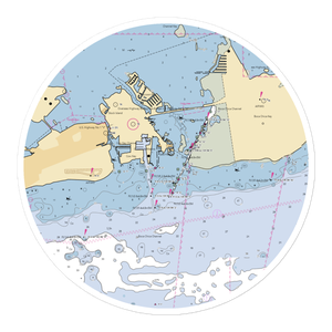 Oceans Edge Marina (Sugarloaf Shores, FL) NOAA Chart Sticker