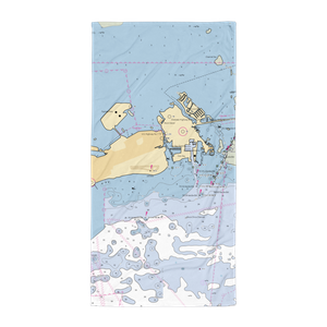 Coconut Mallory Marina & Resort (Sugarloaf Shores, FL) NOAA Chart Towel