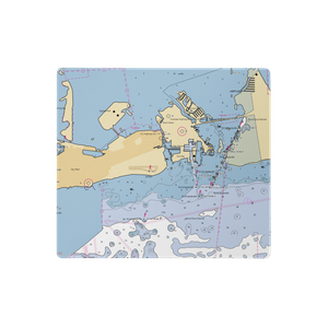 Coconut Mallory Marina & Resort (Sugarloaf Shores, FL) NOAA Chart  Gaming Mouse Pad