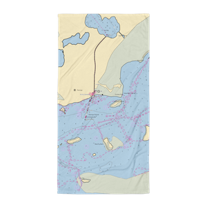 Flamingo Marina (Key Largo, FL) NOAA Chart Towel