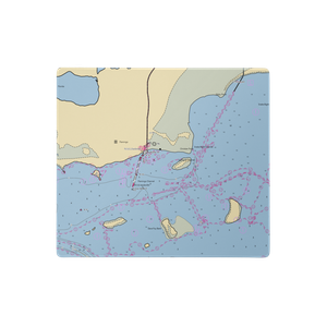 Flamingo Marina (Key Largo, FL) NOAA Chart  Gaming Mouse Pad