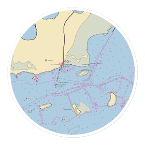 Flamingo Marina (Key Largo, FL) NOAA Chart Sticker