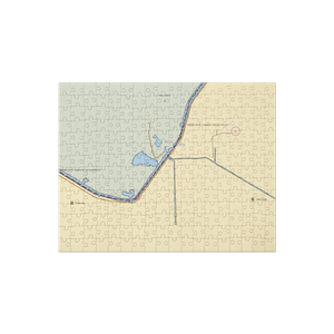 Slim's Fish Camp (West Palm Beach, FL) NOAA Chart Jigsaw Puzzle