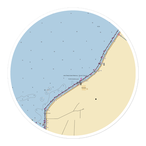 City of Pahokee Campground & Marina (West Palm Beach, FL) NOAA Chart Sticker