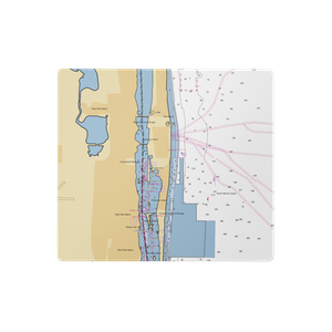 Town of Palm Beach Marina (West Palm Beach, FL) NOAA Chart  Gaming Mouse Pad