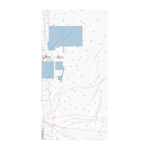 Rybovich Superyacht Marina (West Palm Beach, FL) NOAA Chart Towel