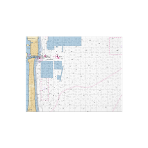 Palm Beach Sailing Club (West Palm Beach, FL) NOAA Chart Jigsaw Puzzle