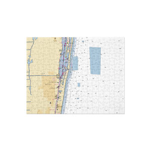 Ocean Inlet Marina (Boynton Beach, FL) NOAA Chart Jigsaw Puzzle