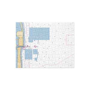 Riviera Beach Marina (West Palm Beach, FL) NOAA Chart Jigsaw Puzzle