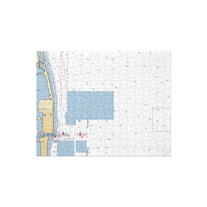 Loggerhead Marina at Riviera Beach (West Palm Beach, FL) NOAA Chart Jigsaw Puzzle