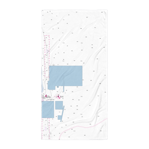 Loggerhead Marina at Riviera Beach (West Palm Beach, FL) NOAA Chart Towel