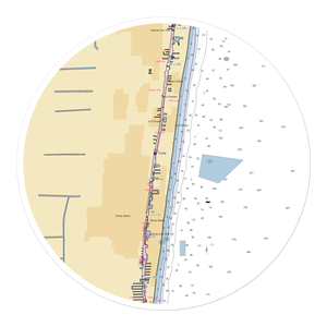 Marina Delray Inc (Delray Beach, FL) NOAA Chart Sticker