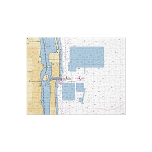 Buccaneer Marina (West Palm Beach, FL) NOAA Chart Jigsaw Puzzle