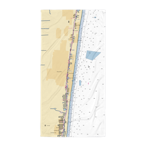 Deck 84 Restaurant and Dock Bar (Delray Beach, FL) NOAA Chart Towel