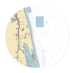 PORT 32 Palm Beach Gardens (West Palm Beach, FL) NOAA Chart Sticker