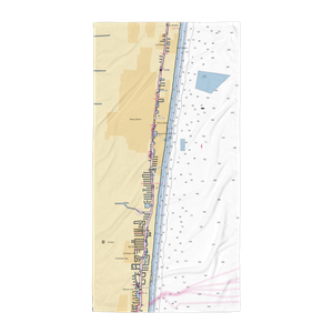 Delray Harbor Club Marina (Delray Beach, FL) NOAA Chart Towel