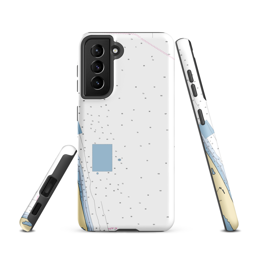 The Bluffs Marina (Hobe Sound, FL) NOAA Chart Samsung Phone Case Samsung Galaxy S21 model shown