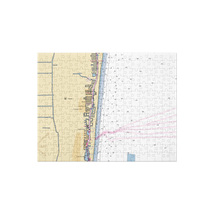 Boca Highland Beach Club and Marina (Boca Raton, FL) NOAA Chart Jigsaw Puzzle