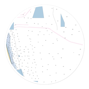 Jupiter Yacht Club (Hobe Sound, FL) NOAA Chart Sticker