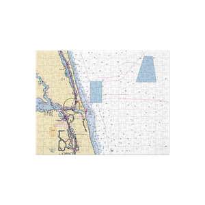 Jupiter Harbour Marina (Hobe Sound, FL) NOAA Chart Jigsaw Puzzle