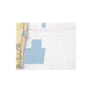 Mizner Marina (Boca Raton, FL) NOAA Chart Jigsaw Puzzle