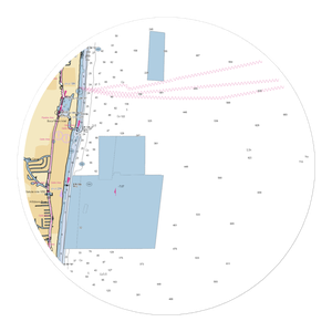 Mizner Marina (Boca Raton, FL) NOAA Chart Sticker