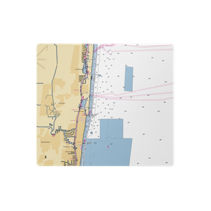 The Boca Raton (Boca Raton, FL) NOAA Chart  Gaming Mouse Pad