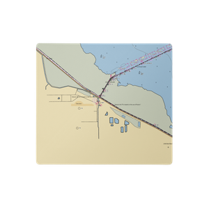 Roland Martin's Marina (Clewiston, FL) NOAA Chart  Gaming Mouse Pad